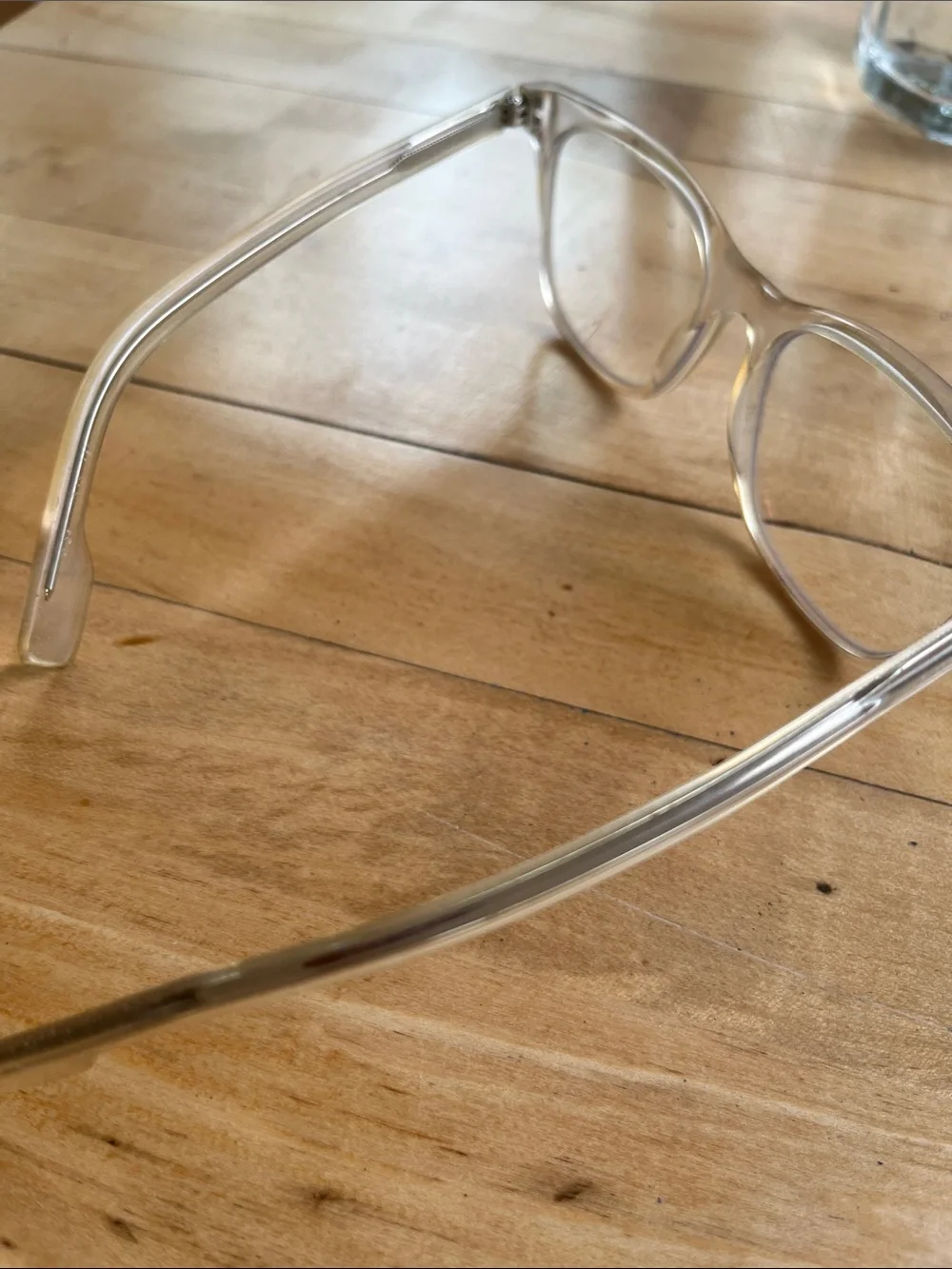 Vintage Burberry fClear Transparent Eye Glasses